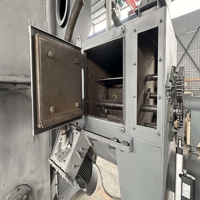 Máquina de sopro a quente de bobinas de barras de arame em linha para remoção contínua de ferrugem Nível S2.5-3.0