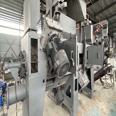 Máquina de sopro a quente de bobinas de barras de arame em linha para remoção contínua de ferrugem Nível S2.5-3.0