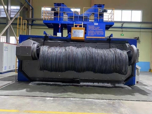 Máquina de jato de arame para a indústria de filamentos de aço pretensados 6m x 5m Capacidade 50T