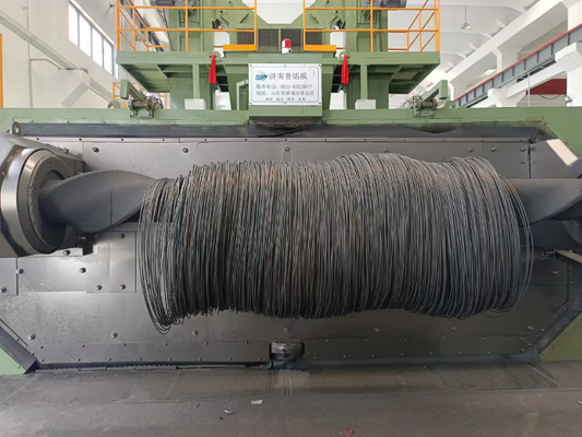 Máquina de jato de arame para a indústria de filamentos de aço pretensados 6m x 5m Capacidade 50T
