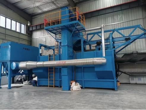 Serviço pós-venda de um ano Máquina de revestimento de barras de arame com abrator rotativo