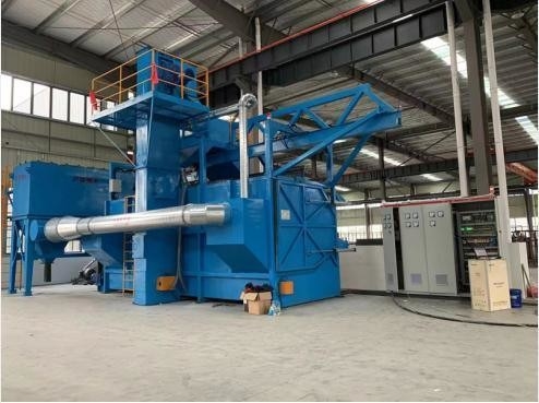Serviço pós-venda de um ano Máquina de revestimento de barras de arame com abrator rotativo