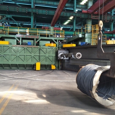 16.8 * 12.4 * 5.8meters Flat Door Disc Wire Blasting Machine Pmw5300 para personalização
