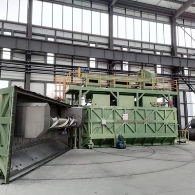16.8 * 12.4 * 5.8meters Flat Door Disc Wire Blasting Machine Pmw5300 para personalização