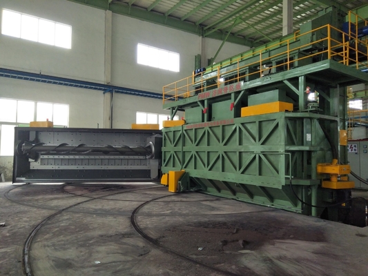 PMW5300 Porta balançante Rod de arame disparado Blasting Sand Blasting Machine Equipamento 16.8x12.4x5.8m