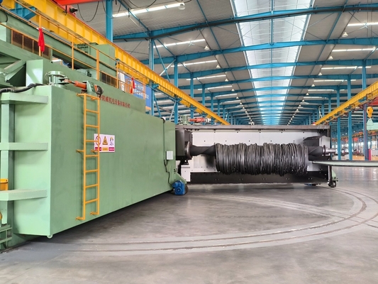 PMW5300 Porta balançante Rod de arame disparado Blasting Sand Blasting Machine Equipamento 16.8x12.4x5.8m