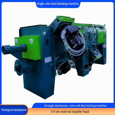 Máquina elétrica de jato único através de fio para equipamento de limpeza de ferrugem