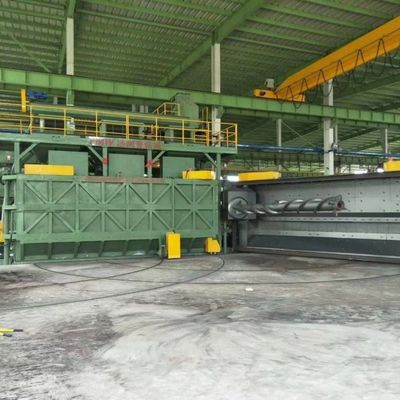 Máquina de jato de jato tipo porta horizontal PMW5300 para tratamento de superfície não tóxico