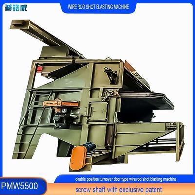 Equipamento exclusivo de limpeza de mandril Wire Rod Coil Shot Blasting Machine Personalização