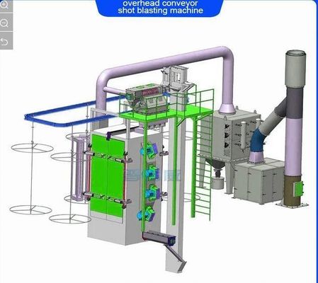 Abrator de alta limpeza por catenária para transporte de cadeia aérea