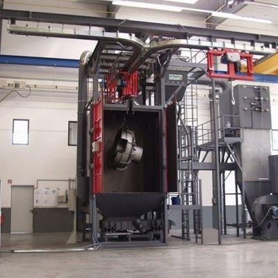 Máquina especial de jato de produção personalizável para remoção de ferrugem de nozes penduradas