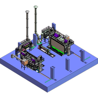 Indústria de arame de aço de alta velocidade Arame elétrico Rod Coil Shot Blasting Machine Elétrico