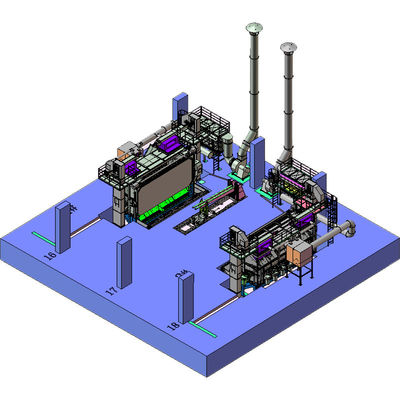 Indústria de arame de aço de alta velocidade Arame elétrico Rod Coil Shot Blasting Machine Elétrico