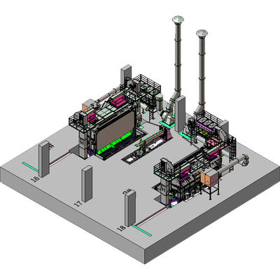 Indústria de arame de aço de alta velocidade Arame elétrico Rod Coil Shot Blasting Machine Elétrico