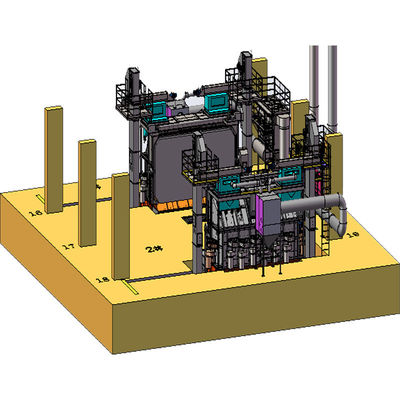 Pmw5500 Máquina de Blasting de Tiro de Rodas de Arame com Custo de Derusting Acessível 18-35RMB / T
