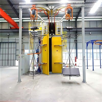 Máquina de secagem por tiro de tipo gancho elétrico para remoção de escória de solda e descamação