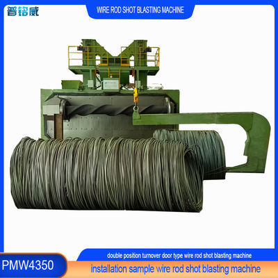 Alta limpeza Máquina de exploração de barras de arame elétrico de dupla posição tipo porta balançante PMW4350