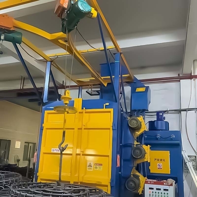 Máquinas de secagem por tiro de gancho para tratamento de superfície de ângulo completo