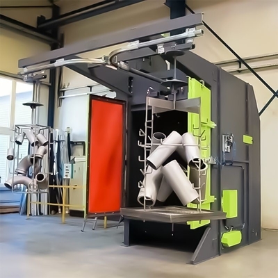 Q37 Série Derusting e Eficiência Hook Rail através do tipo Shot Blasting Machines