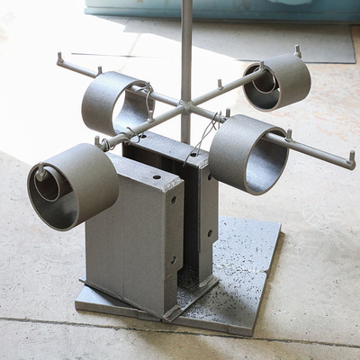 T / T e assim por diante Pumingwei Electric Spinner Hanger Estilo Roda sem ar Shot Blasting Machine