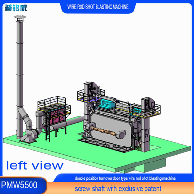Máquina avançada de jato de arame elétrico com alta limpeza e potência de 30kw/set