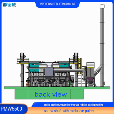 Máquina avançada de jato de arame elétrico com alta limpeza e potência de 30kw/set