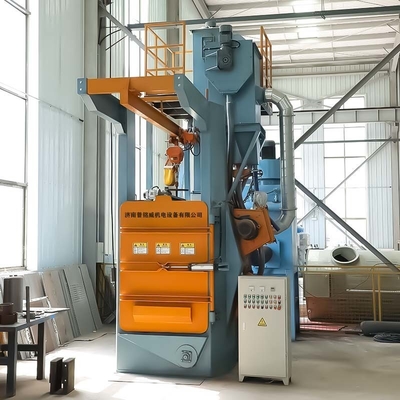 20 anos de experiência em máquinas de jato de tipo gancho equipamento para derusting e eficiência