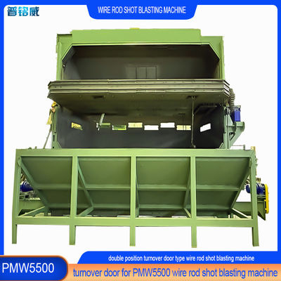 PMW5500 Máquina de sopro por tiro de bobina de barras de arame para processo de decapagem de substituição