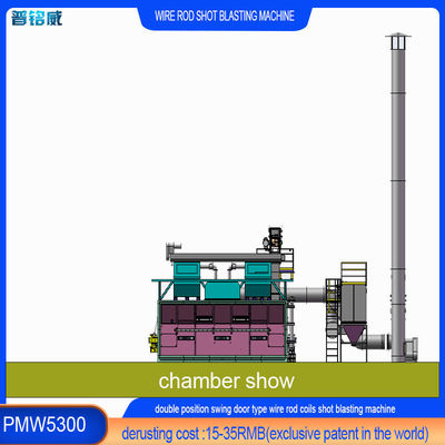 Custo de desgaste personalizado Máquina de limpeza de barras de fio de várias cores