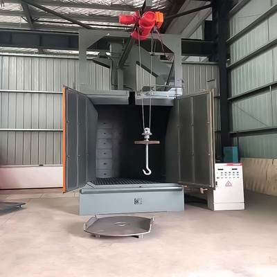 2500kg Spinner Hanger Hook Overhead Shot Blasting Machine para derusting e eficiência