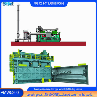 Máquina de blasting de fio de alta limpeza para vários tipos de Pumingwei