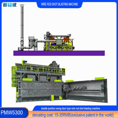 Máquina de blasting de fio de alta limpeza para vários tipos de Pumingwei