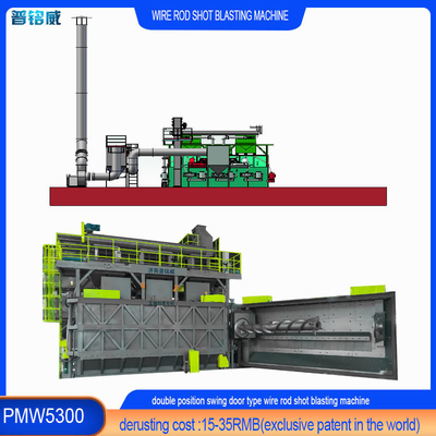 Produtos de fio galvanizado Máquina de revestimento de barras de arame galvanizado com 16,8*12,4*5,8 m de tamanho