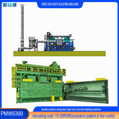 Máquina de exploração de barras de arame com bobina de duas cores para derrubar a superfície do arame em Pumingwei