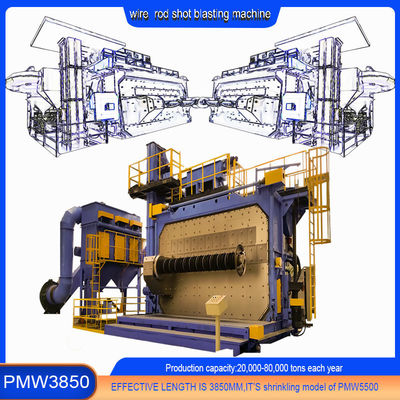 Máquina de controle de frequência à prova de ferrugem de fio de barril de bobina PMW3850 10-20 R/Min