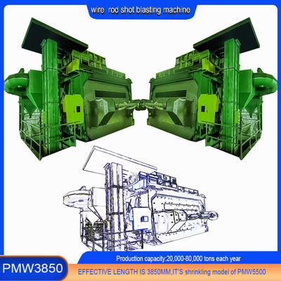 Perfeito Blast Wheel Wire Rod Coil Shot Blasting Machine para e melhor desempenho