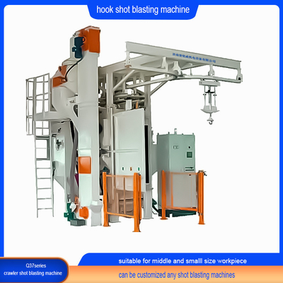 Abrador de rastreador Q3710 Equipamento de limpeza Tipo gancho Máquina de jato 1000 kg