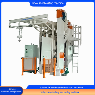 Abrador de rastreador Q3710 Equipamento de limpeza Tipo gancho Máquina de jato 1000 kg
