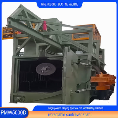 30kw/Set Blast Wheel Power Wire Rod Shot Blasting Machine para resultados de limpeza ideais