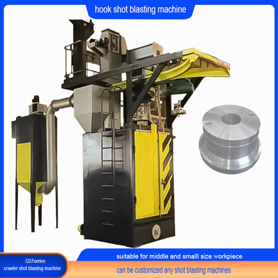 Perfeito Processo de Limpeza Spinner Hanger Shot Blasting Machine com 2500kg Capacidade