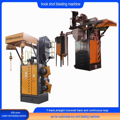 Perfeito Processo de Limpeza Spinner Hanger Shot Blasting Machine com 2500kg Capacidade