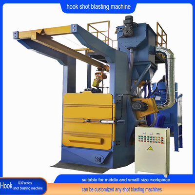 Melhore o seu processo de derusting com Spinner Hanger Shot Blasting Machine e Moving Hook