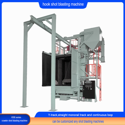 Melhore o seu processo de derusting com Spinner Hanger Shot Blasting Machine e Moving Hook