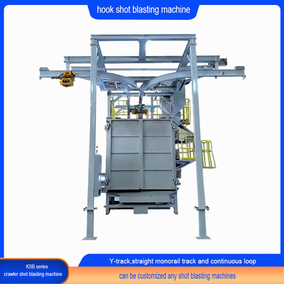 Melhore o seu processo de derusting com Spinner Hanger Shot Blasting Machine e Moving Hook