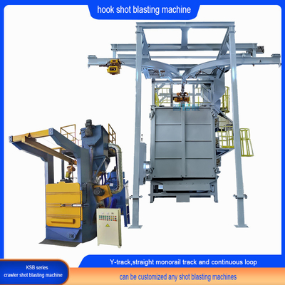 Melhore o seu processo de derusting com Spinner Hanger Shot Blasting Machine e Moving Hook
