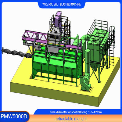 Máquina de revestimento de barras de arame retrátil de alta limpeza para necessidades personalizadas