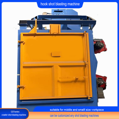 Equipamento de limpeza de peças de trabalho Máquina de revestimento por tiro de tipo gancho