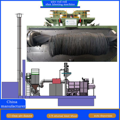 Máquina de borbulhar de barras de descolagem de superfície de fio com personalização oferecida