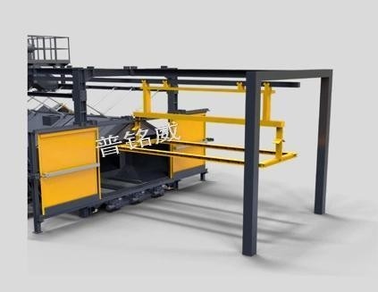 Aço carbono Q6930g máquina de transporte de rolos para estruturas de aço