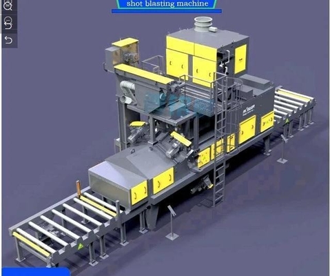Máquina de arremesso de cartuchos para transporte de rolos de pré-aquecimento de alta convecção com um e produtos